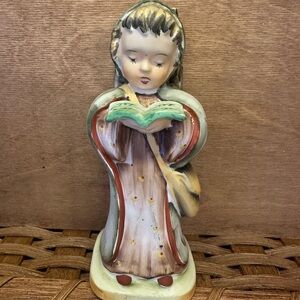 Vintage Hand-Painted Ceramic Angel